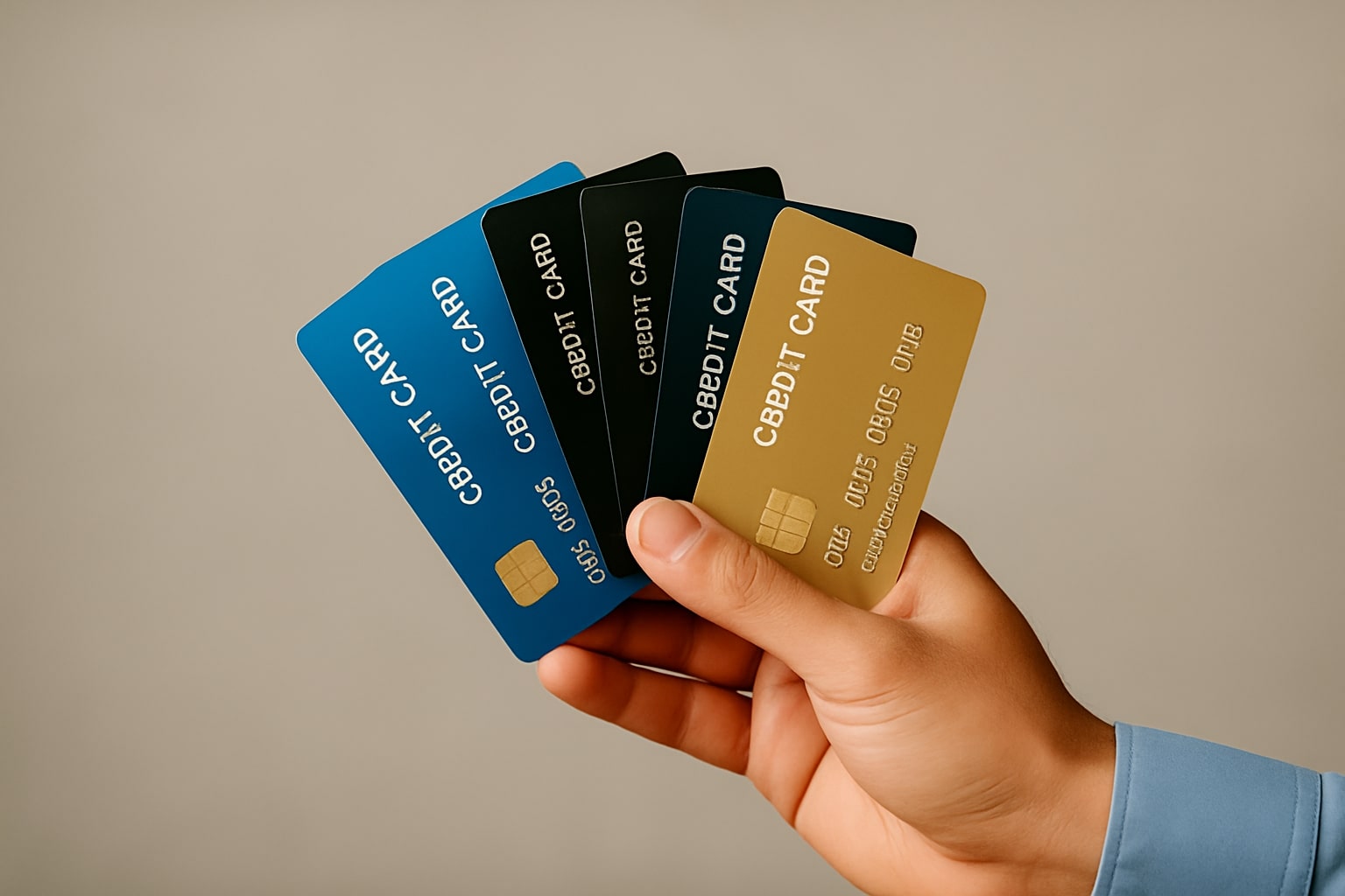 Card payment being made